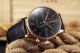 Fake IWC Portuguese Rose Gold Chronograph Watch Black Leather Band (2)_th.jpg